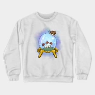 Crystal ball mushroom Crewneck Sweatshirt